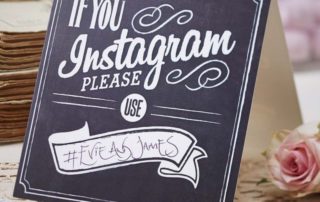 instagram sign wedding hashtags