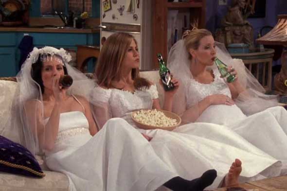 the one with all the wedding dresses
