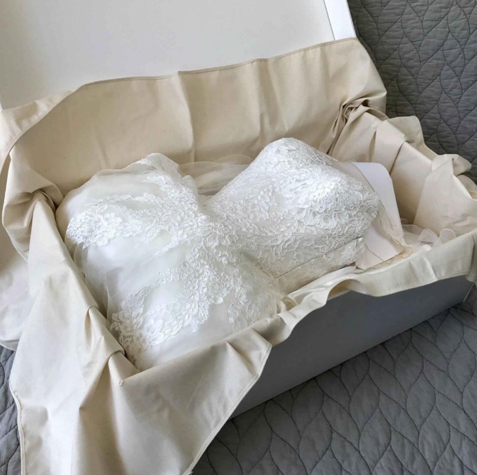 old wedding dress