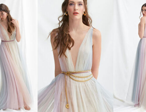 Dare to Be Different in a Rainbow Wedding Dress