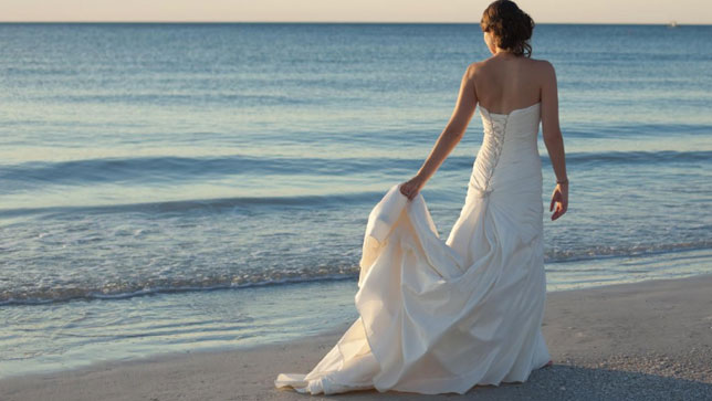 perfect beach wedding dress styles