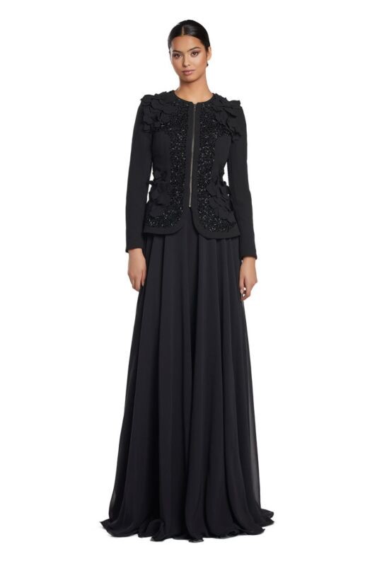 Long black set Alexander by Daymor