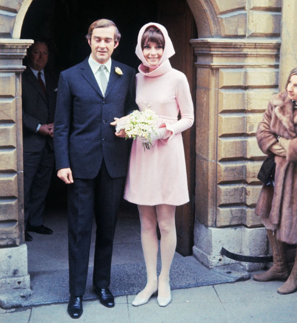 Audrey Hepburn pink dress