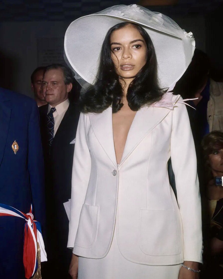 bianca jagger wedding suit