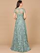 Lara 29017 Short Sleeves V-Neck Embroidered Dress