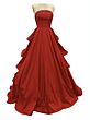 Ava Presley 26417 Beaded Strapless Tiered Skirt Dress
