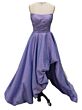 Ava Presley 42366 Bubble Hem Strapless Cutaway Slit Dress