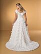 Christina Wu 28261 Ruffle Skirt Flutter Sleeve Lace Bridal Gown