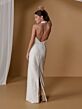 Christina Wu 34070L Halter Neck Column Silhouette Bridal Gown