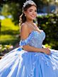 House of Wu 56564 Crystal Pink Off The Shoulder Dress