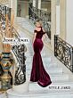 Jessica Angel 833 Cross Halter Velvet Dress