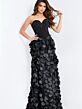 Jovani 49384 Strapless Sweetheart Neckline 3D Layered Skirt Dress
