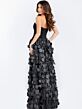 Jovani 49384 Strapless Sweetheart Neckline 3D Layered Skirt Dress