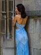 Lara 9943 Multi Cutout Halter Neck Dress