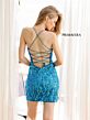 Primavera Couture 4001 Scoop Neckline Lace-Up Dress