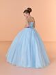 Tiffany Princess 13854 Sky Blue Beaded Bodice Mini Pageant Dress