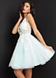 Jovani 63987 V-Neck Cocktail Dress