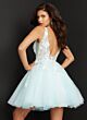 Jovani 63987 V-Neck Cocktail Dress