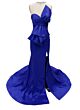 Ava Presley 42305 Strapless Bow Bodice High Slit Dress