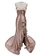 Ava Presley 42353 Ruffle Slit Ruched Derriere Dress