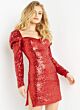 Jovani 07770 Red Cocktail Dress