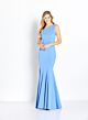 Cameron Blake 220635 Buttoned V-Back Dress