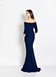 Cameron Blake CB145 Ruched Side Off The Shoulder Dress