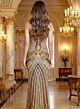 Jovani 45791 Spaghetti Strap Geometric Dress