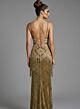 Jovani 46640 Fringe Skirt Embellished Dress