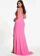 Jovani 42899 Beaded Neckline High Slit Dress