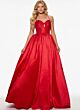 Jovani 43199 Sweetheart Neckline Lace-Up Corset Dress