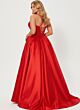 Jovani 43199 Sweetheart Neckline Lace-Up Corset Dress
