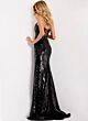 Jovani 48508 Plunging Neckline Sequin Dress
