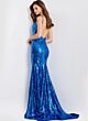 Jovani 48518 Spaghetti Strap Sequin Dress