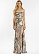 Jovani 48550 High Slit Sequin Dress
