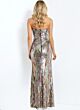 Jovani 48550 High Slit Sequin Dress