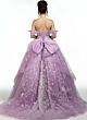 Jovani Q48441 Ruffle Waist Back Bow Quince Dress