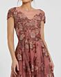 Mac Duggal 20294 Cap Sleeve Embroidered Dress