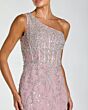 Mac Duggal 20543 One-Shoulder Beaded Asymmetric Neck Dress