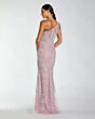 Mac Duggal 20543 One-Shoulder Beaded Asymmetric Neck Dress