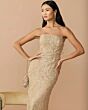 Mac Duggal 21200 Embellished Strapless Lace Dress
