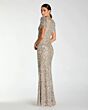 Mac Duggal 24003 Puff Sleeve Beaded Dress
