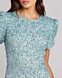 Mac Duggal 24003 Puff Sleeve Beaded Dress