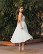 Mac Duggal 27539 Sweetheart Neck Polka Dot Mother Of The Bride Dress