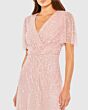 Mac Duggal 35116 Sheer Sleeve V-Neck Formal Dress