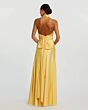 Mac Duggal 49728 Bow Back Cross Halter Neck Prom Gown