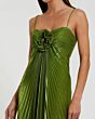 Mac Duggal 49905 Sweetheart Neck Pleated Metallic Dress