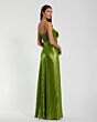 Mac Duggal 49905 Sweetheart Neck Pleated Metallic Dress