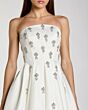Mac Duggal 56199 Strapless Satin Pleated Skirt Dress