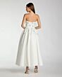 Mac Duggal 56199 Strapless Satin Pleated Skirt Dress